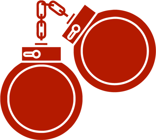 Red Handcuffs Icon PNG