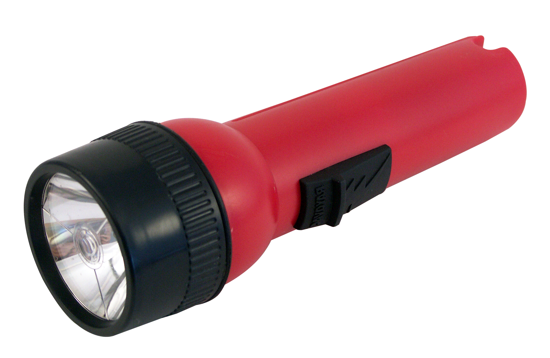 Red Handheld Flashlight PNG