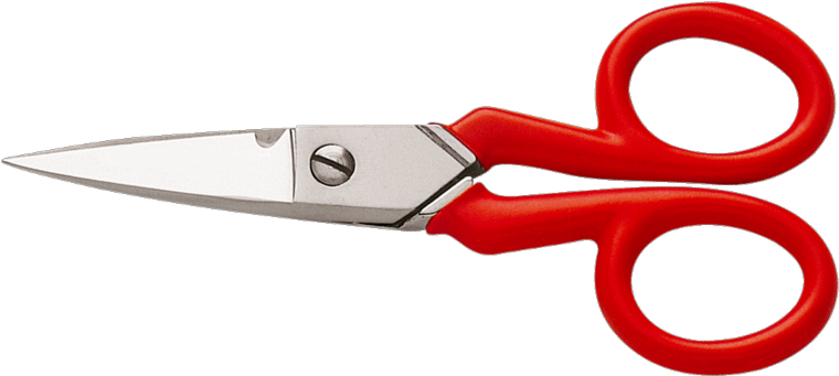 Red Handled Scissors PNG