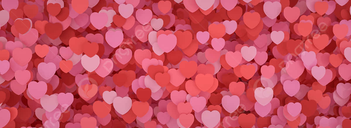 Love with a Heart of Red Wallpaper