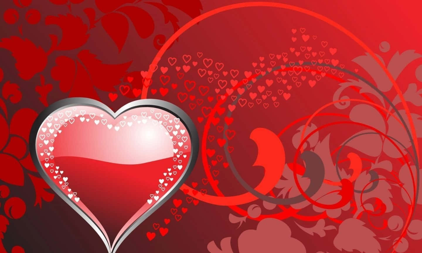 The Perfect Red Heart Background