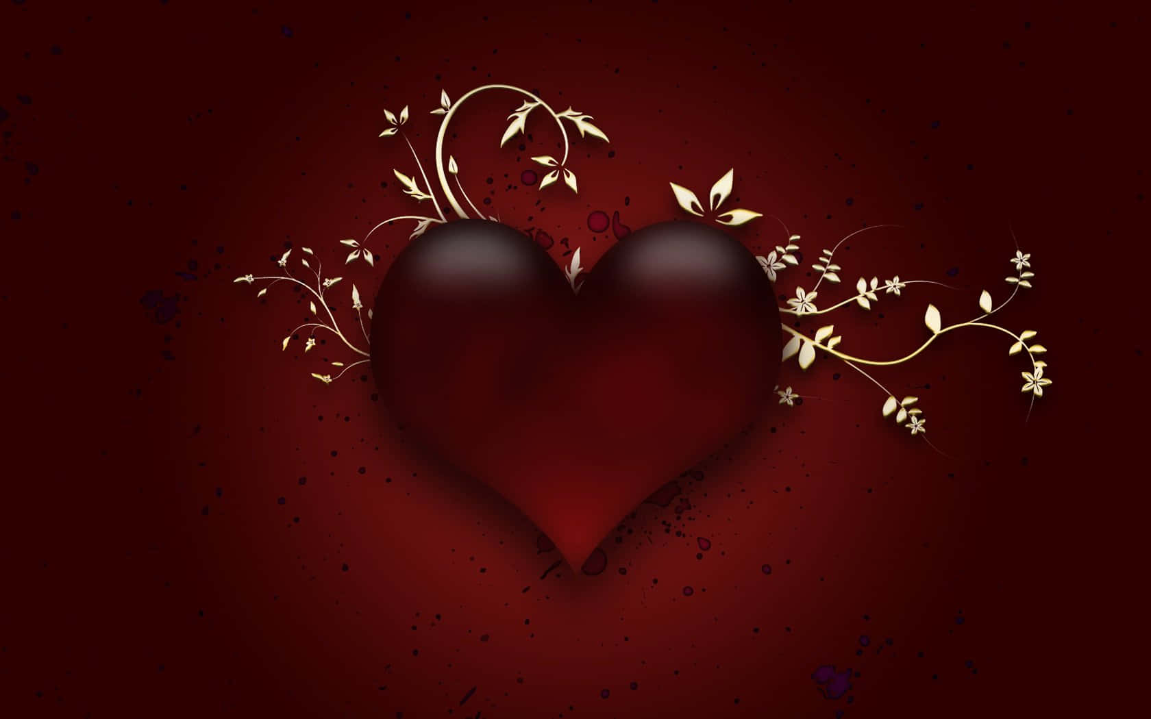 A Beautiful and Captivating Red Heart Background