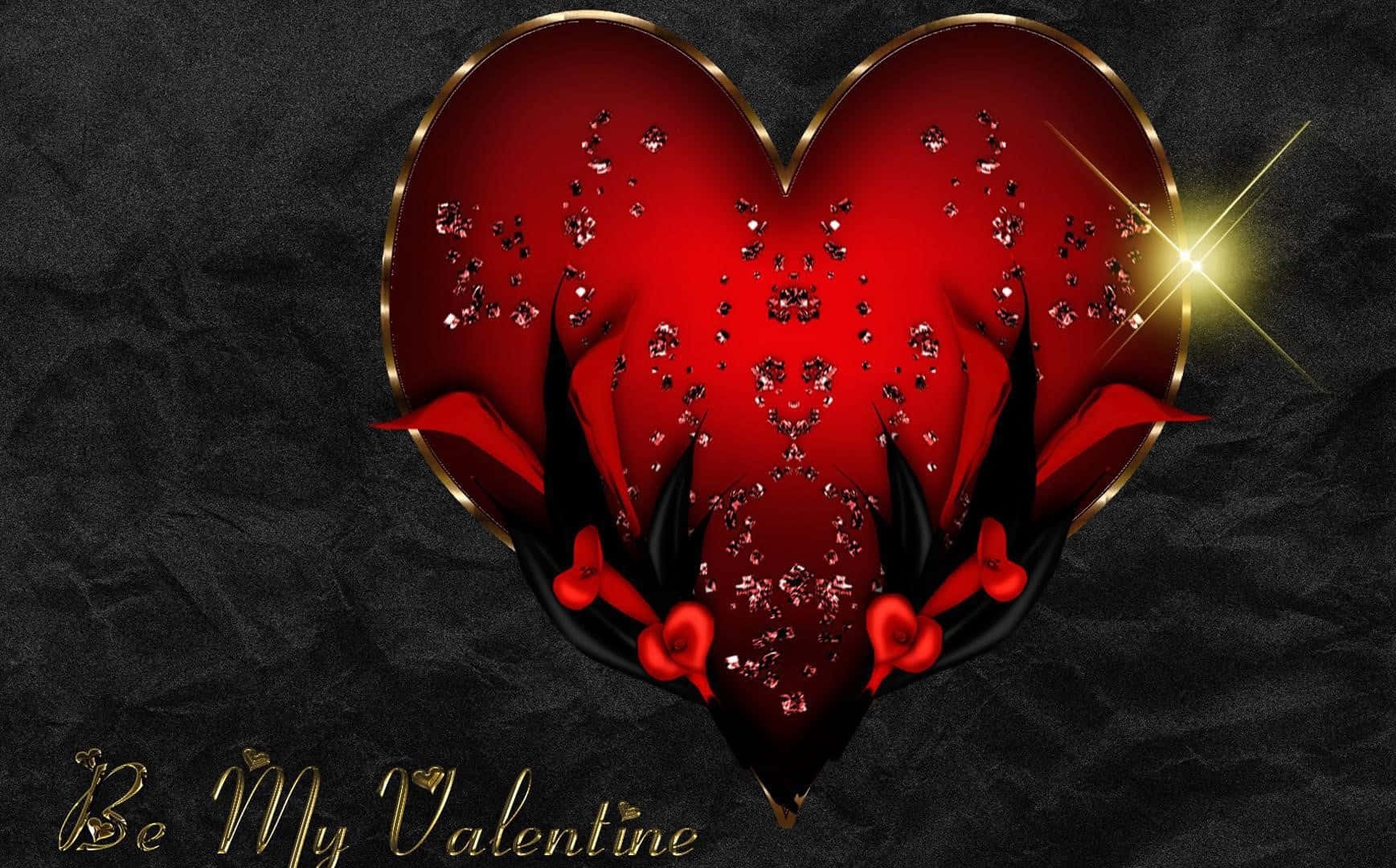 Captivating Red Heart Background