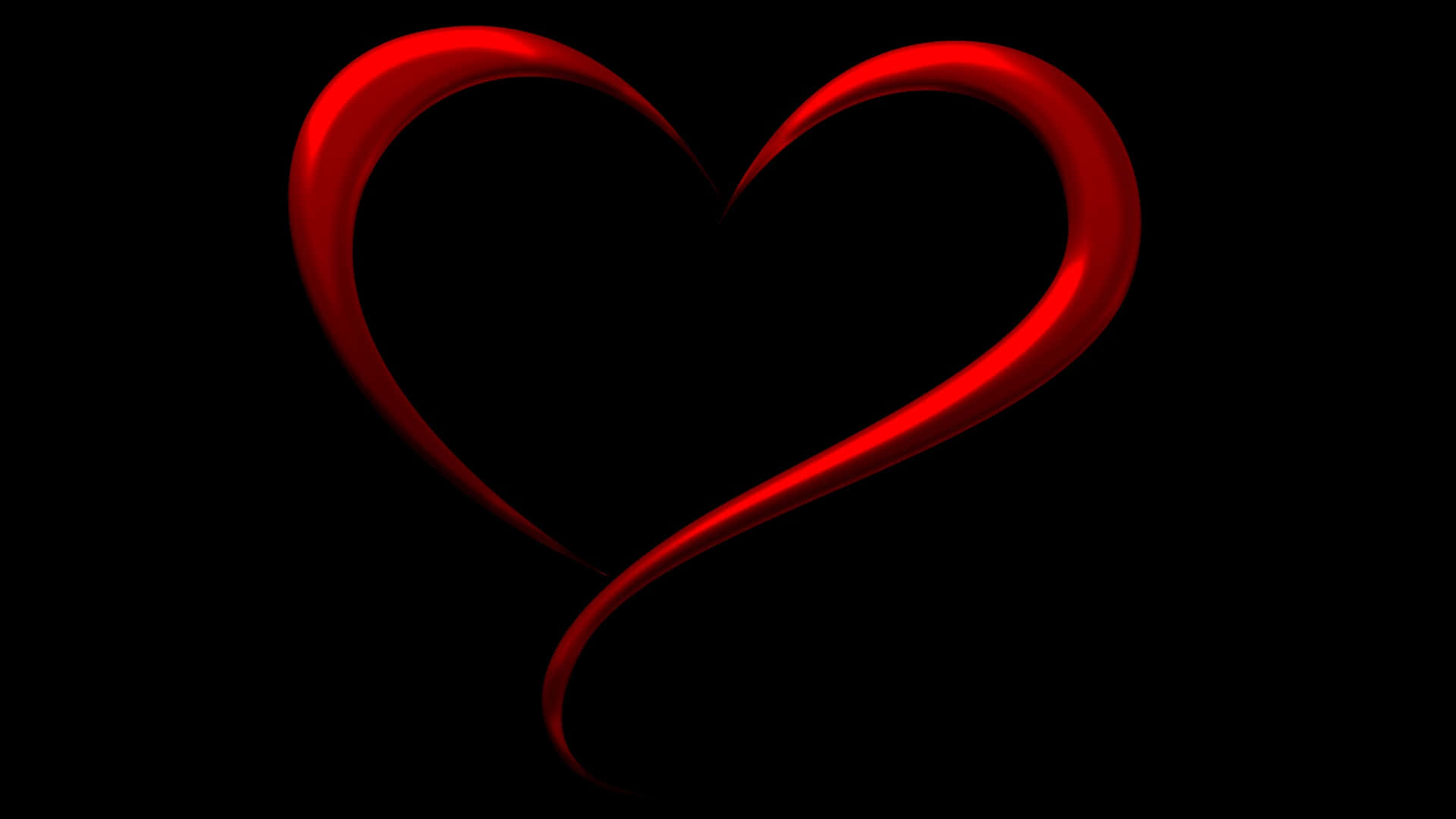 Romantic Red Heart Background