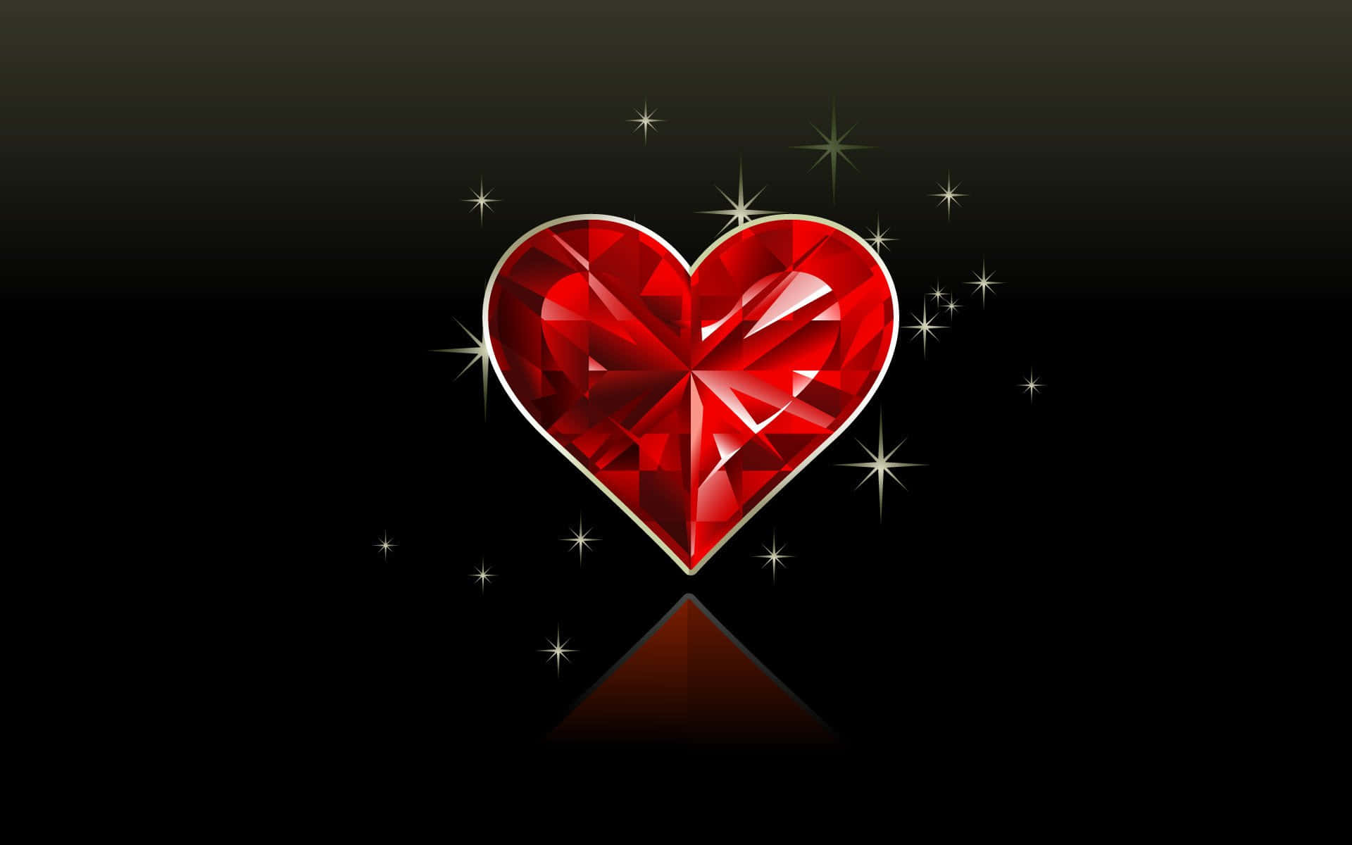Glitter Red Heart Wallpaper for iPhone Free PNG ImageIllustoon
