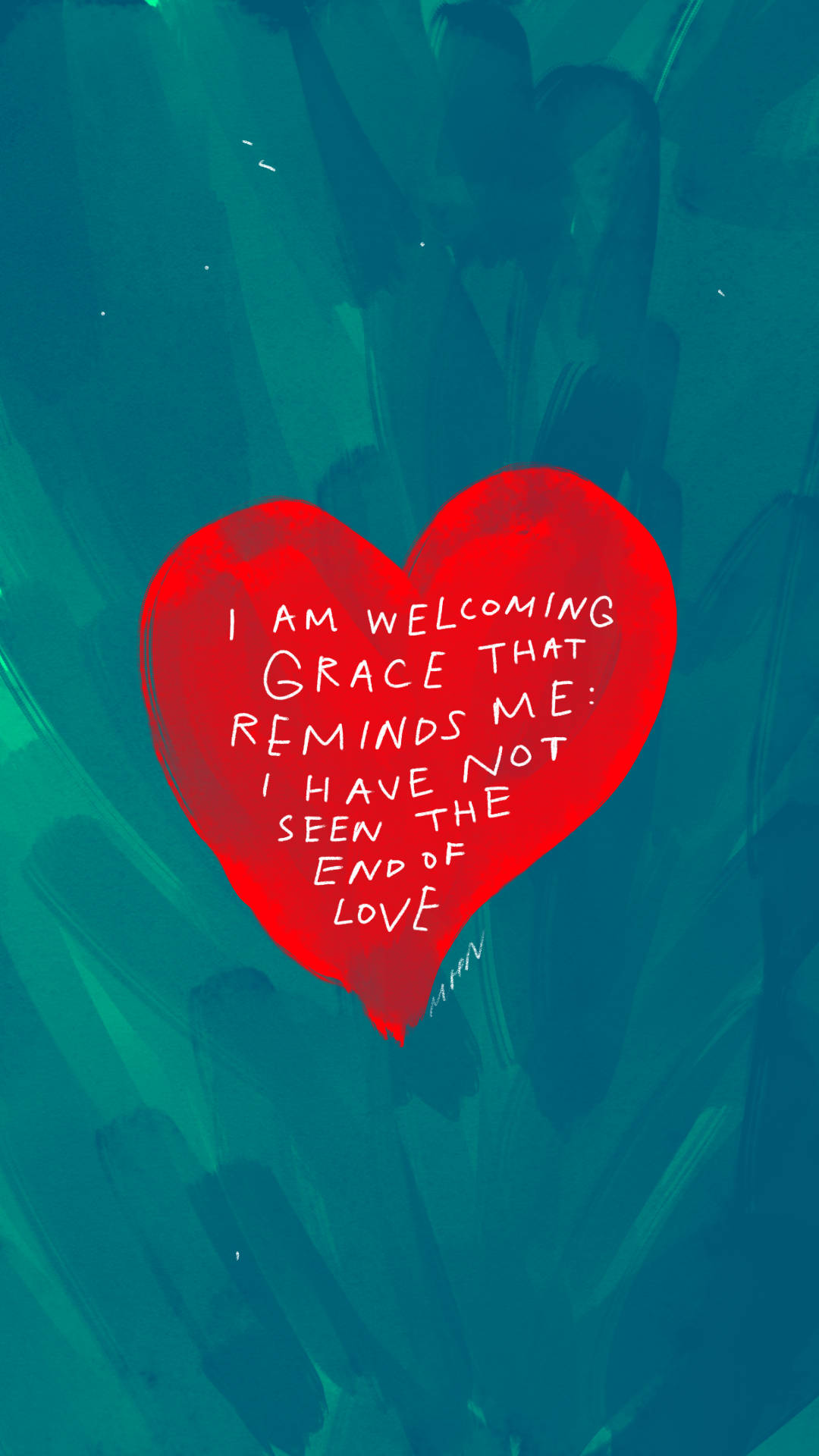 Red Heart Affirmation