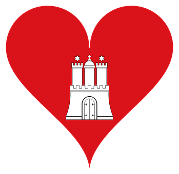 Red Heart Castle Emblem PNG