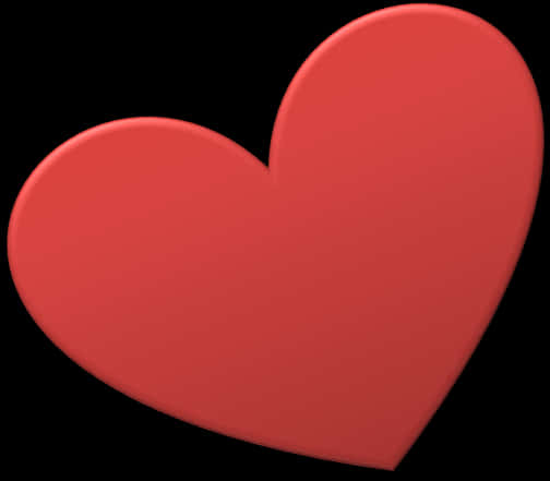 Red Heart Emoji Graphic PNG
