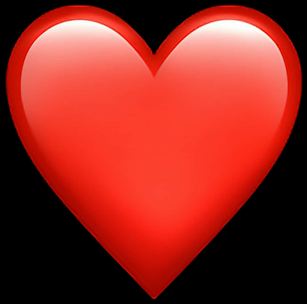 Red Heart Emoji Love Symbol PNG