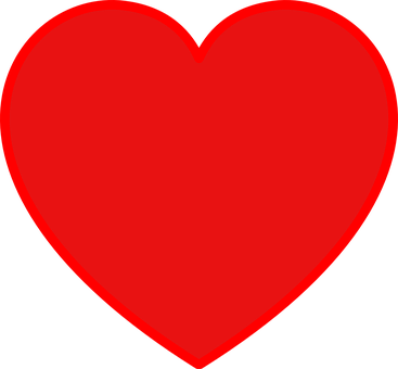 Red Heart Graphic PNG