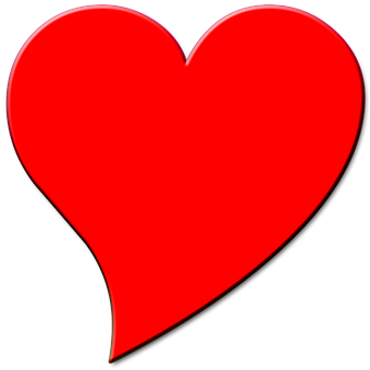 Red Heart Graphic PNG