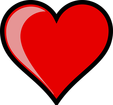 Red Heart Graphic PNG