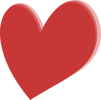 Red Heart Graphic PNG