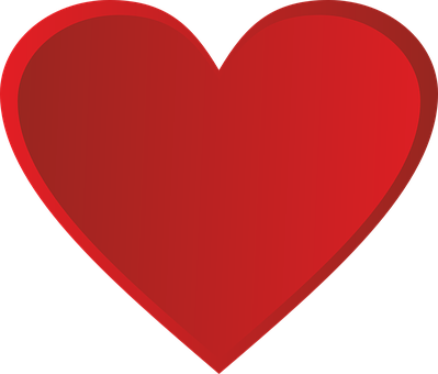 Red Heart Graphic PNG