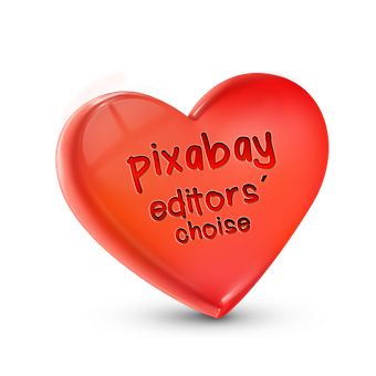 Red Heart Pixabay Editors Choice PNG