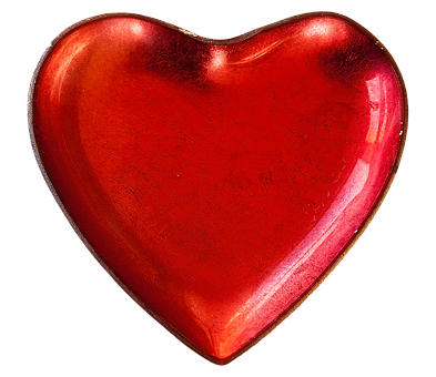 Red Heart Shaped Object PNG