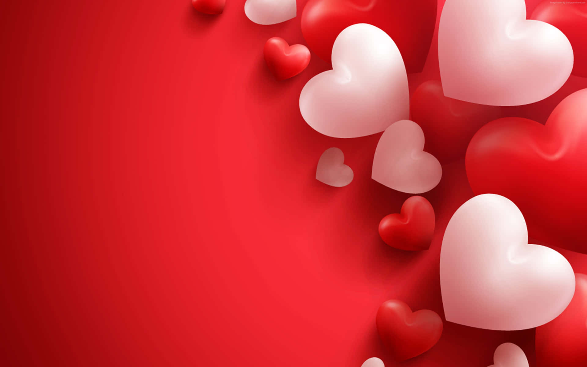 Muestratu Amor Con Un Corazón Rojo Fondo de pantalla