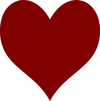 Red Heart Symbol Graphic PNG