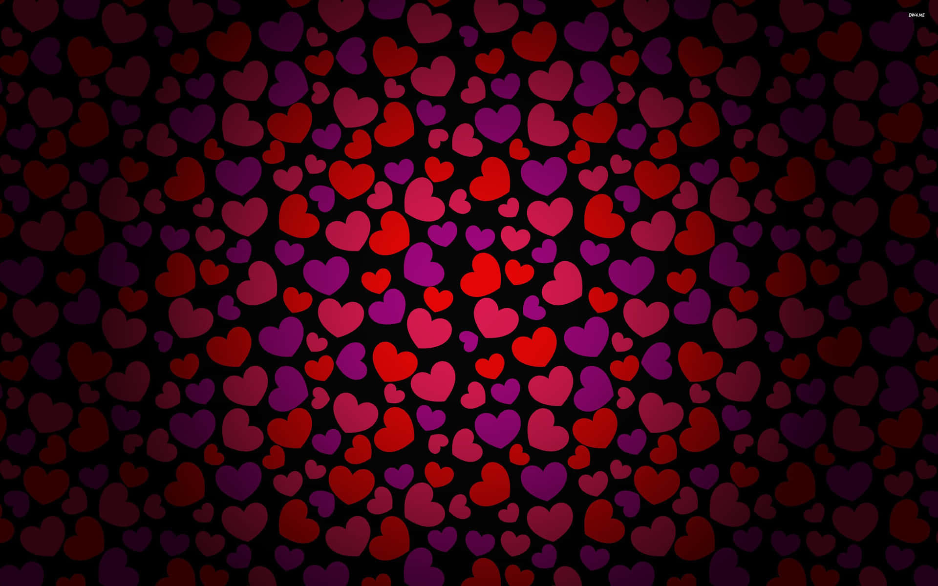 "show Some Love With A Red Heart" Wallpaper