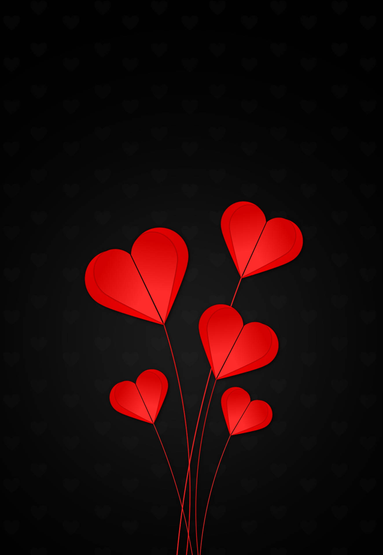 Red Hearts 4k Iphone 11 Wallpaper