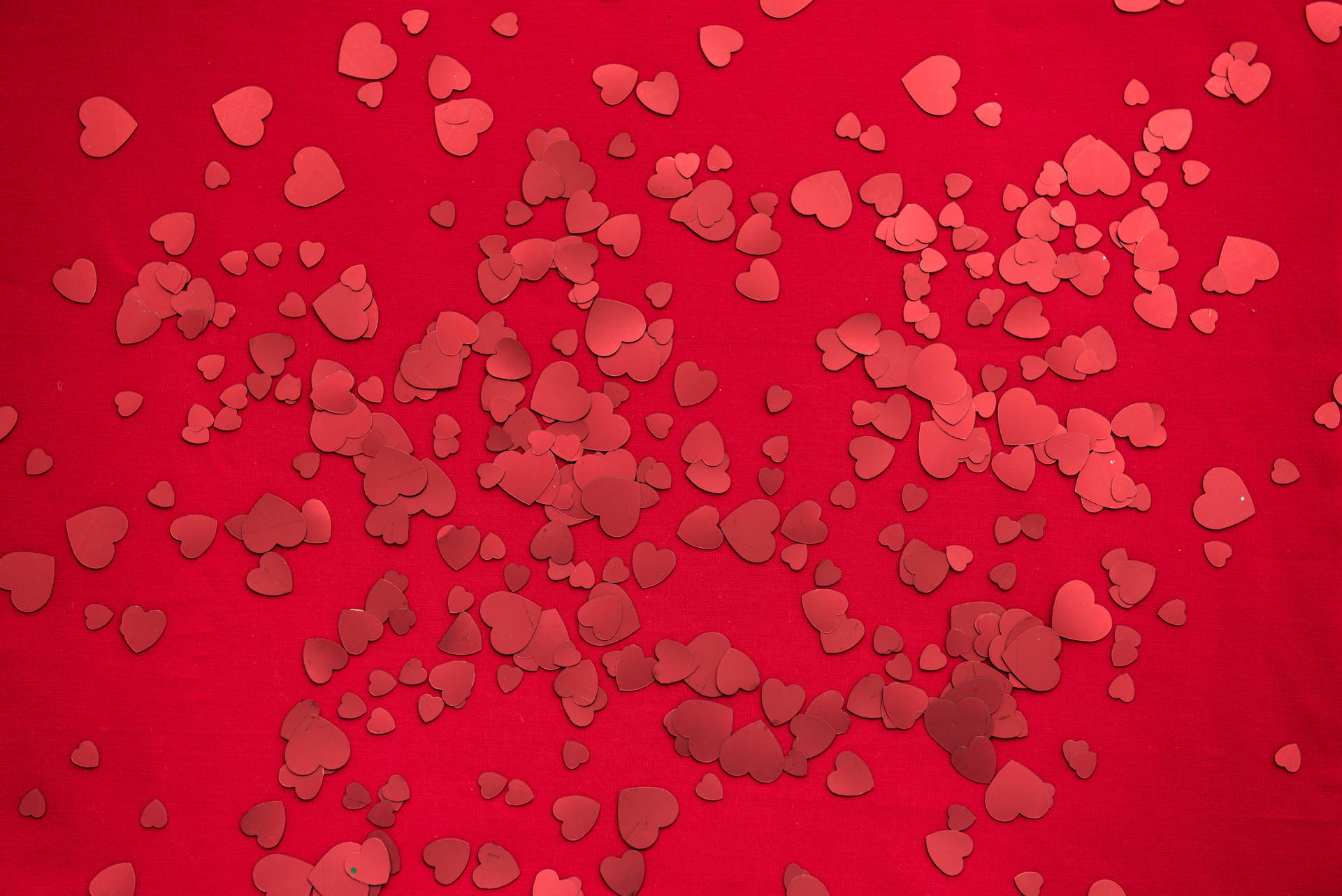 Red Hearts Aesthetic Pattern Wallpaper