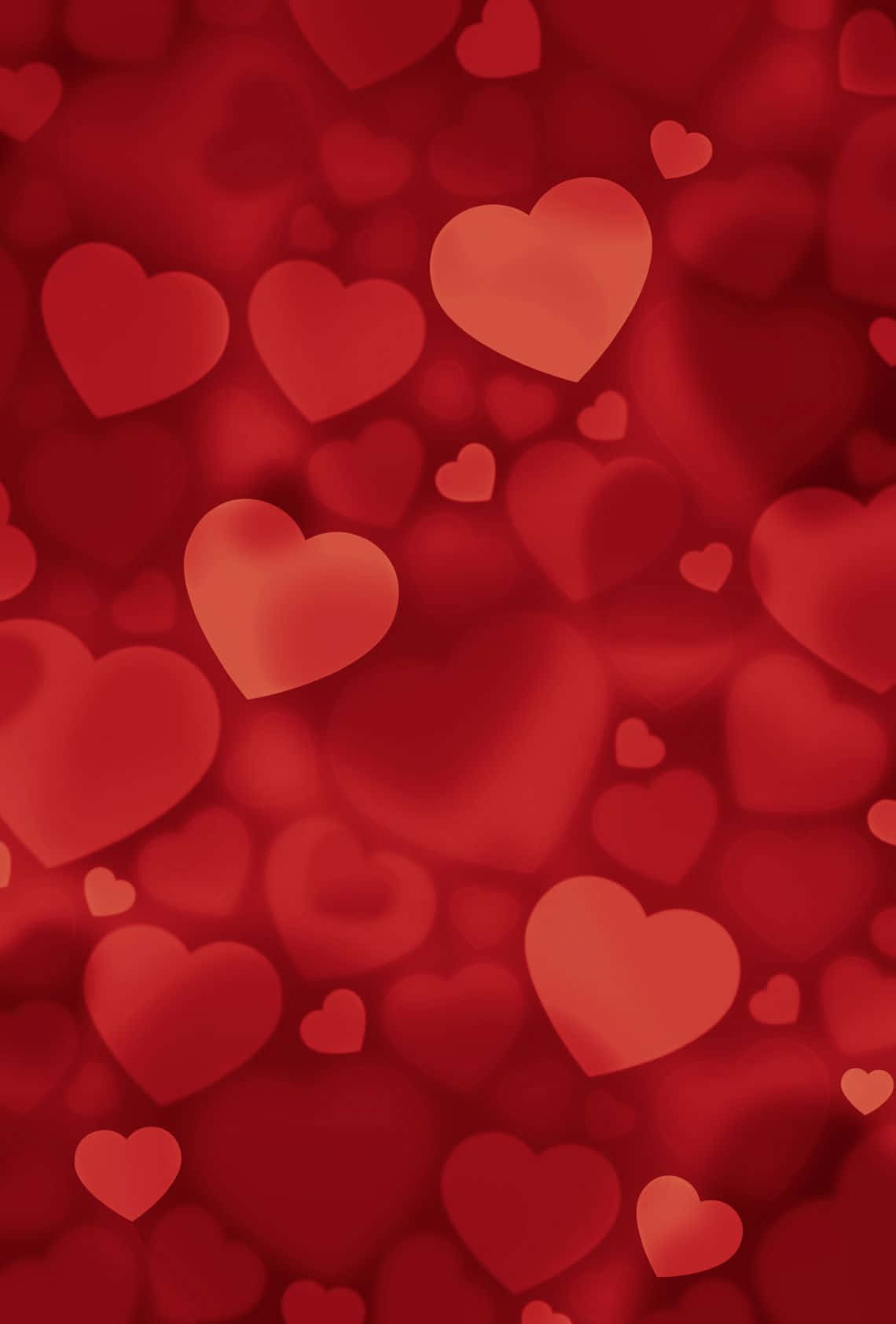 valentine's day background with many hearts