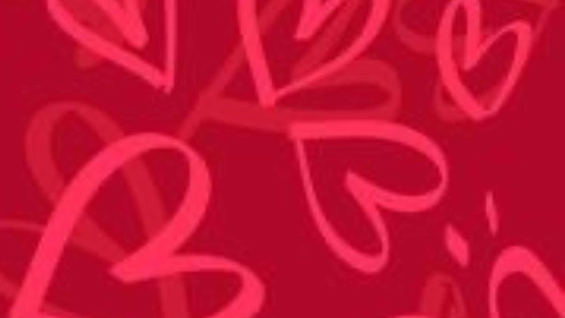 a red background with many hearts on it