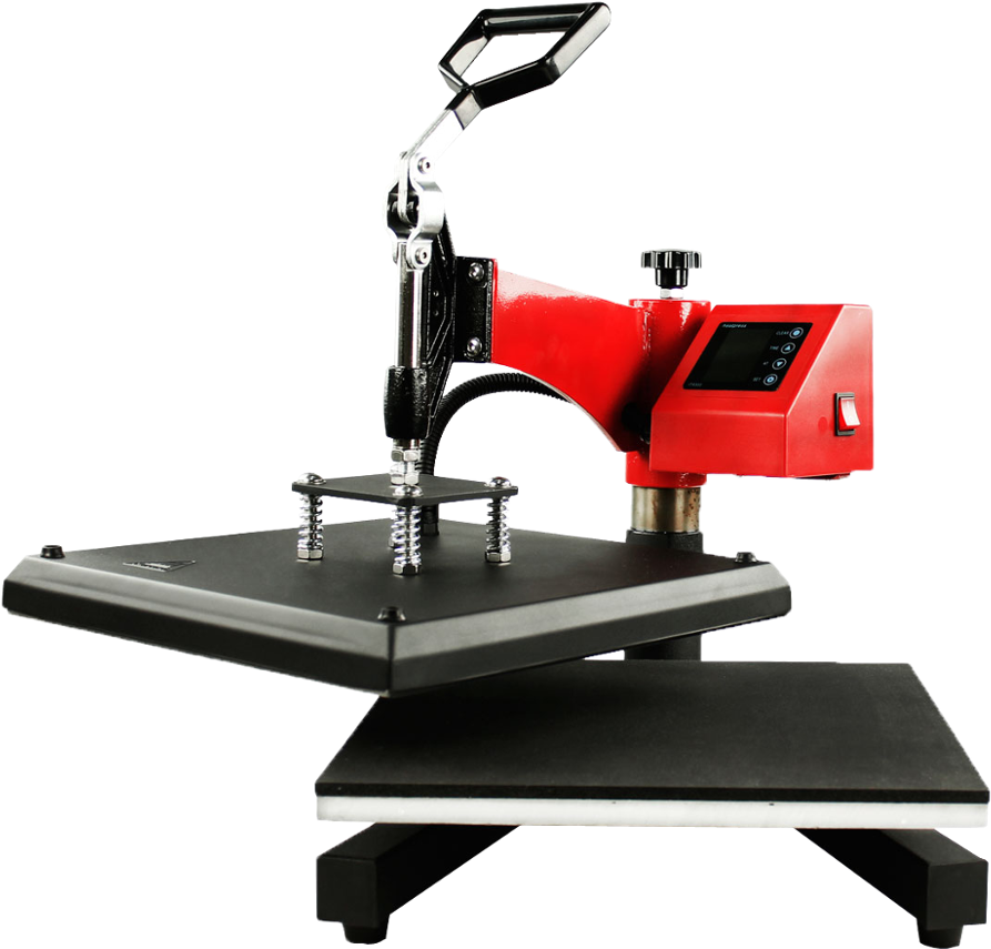 Red Heat Press Machine PNG