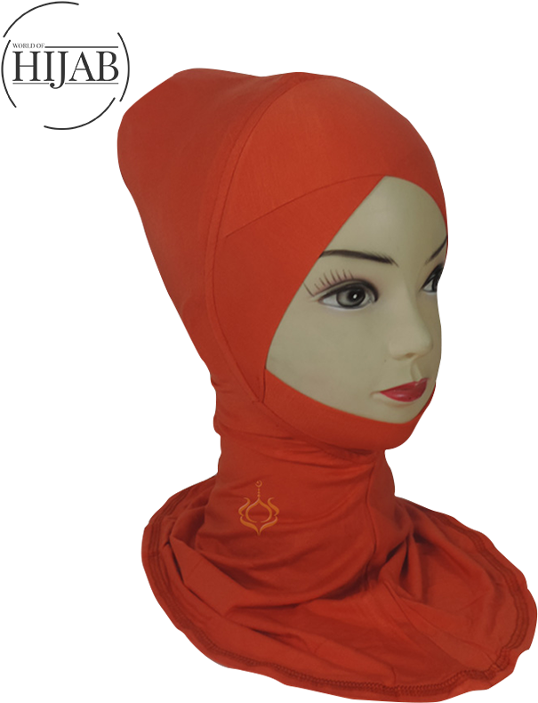 Red Hijab Mannequin Display PNG