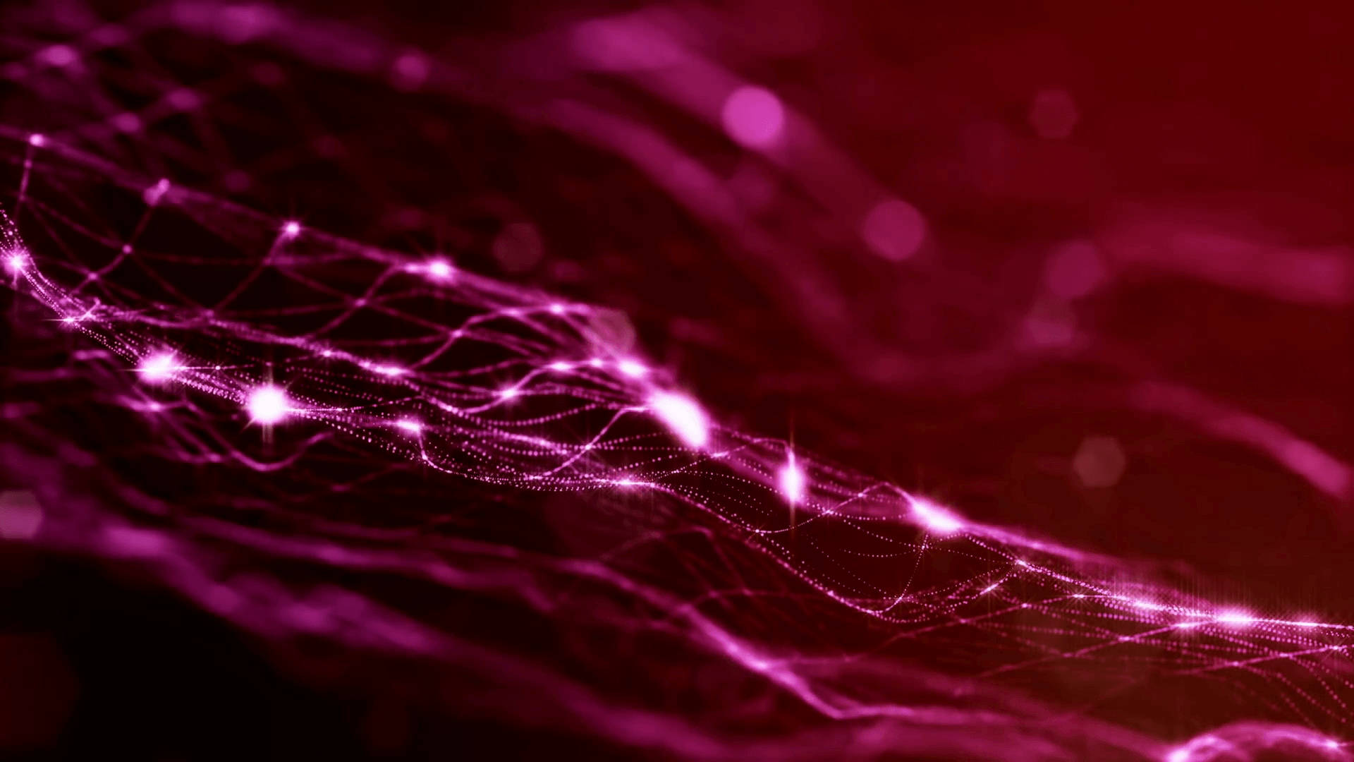 Red Holographic Nerve Wallpaper