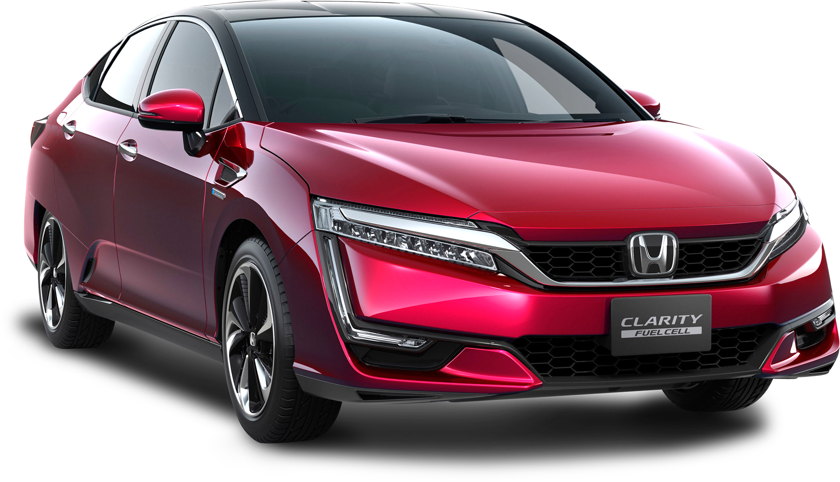 Red Honda Clarity Fuel Cell Vehicle PNG