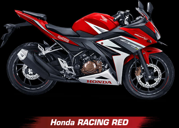 Red Honda Sportbike Showcase PNG
