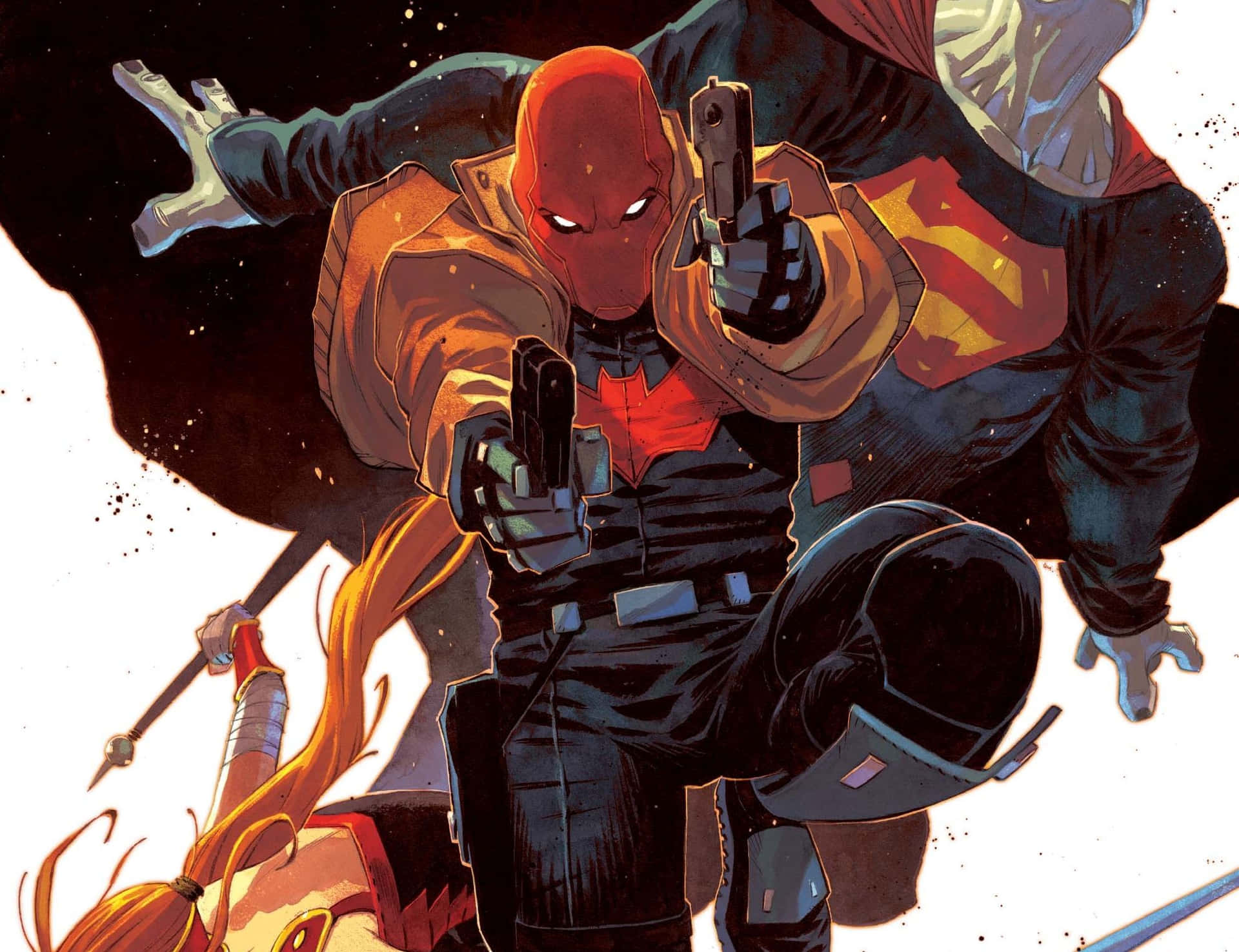 Image  Red Hood Stands Ready As He Masks Up