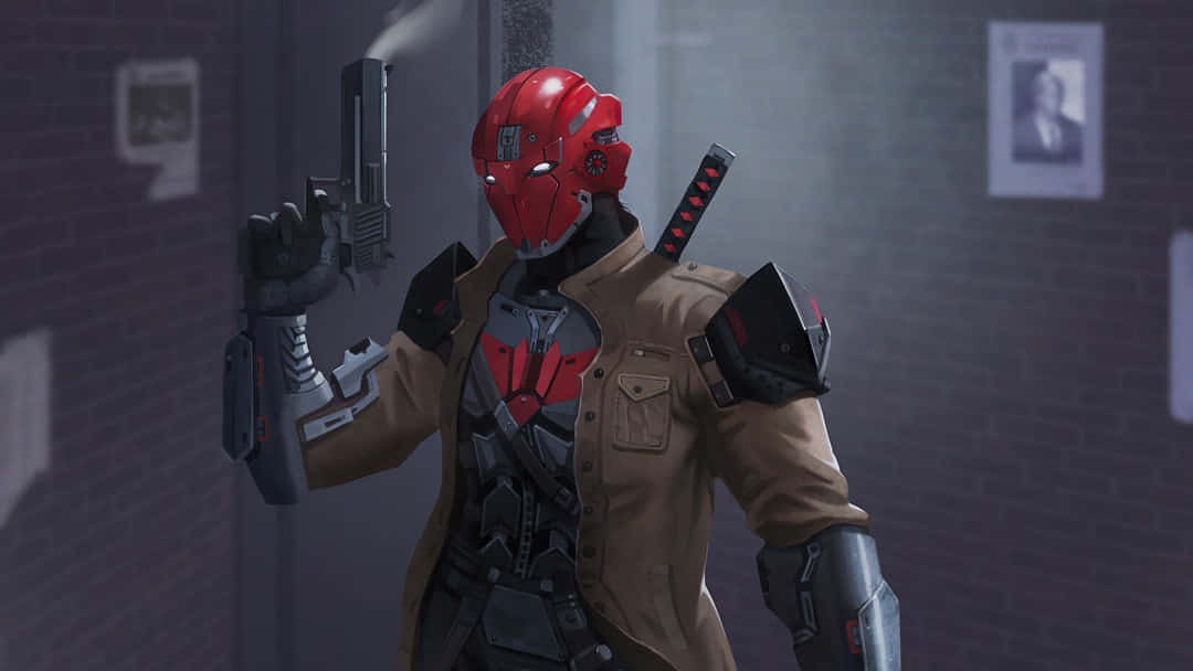 "The Red Hood Protecting Gotham"