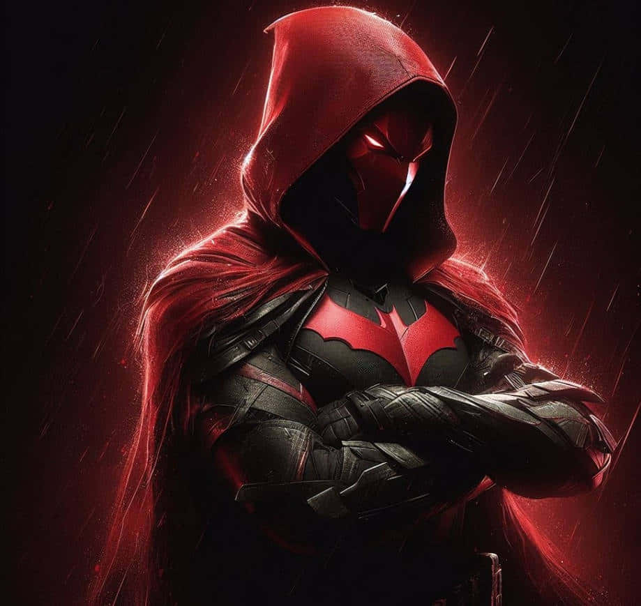 Red Hood Vigilante Profile Wallpaper