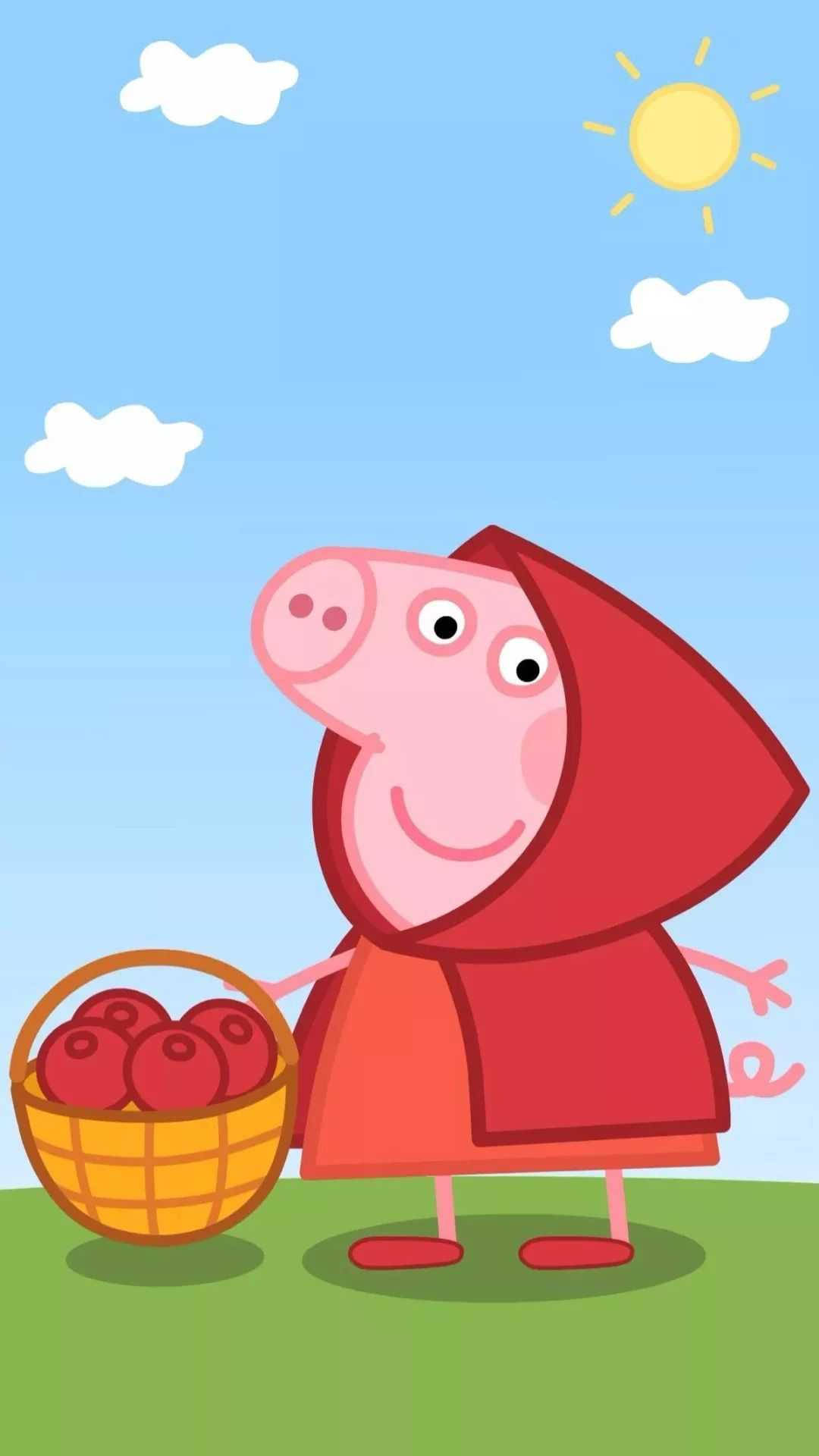 Red Hooded Peppa Pig Iphone