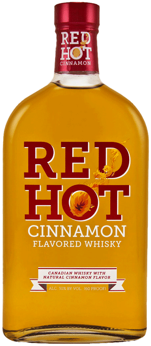 Red Hot Cinnamon Flavored Whiskey Bottle PNG