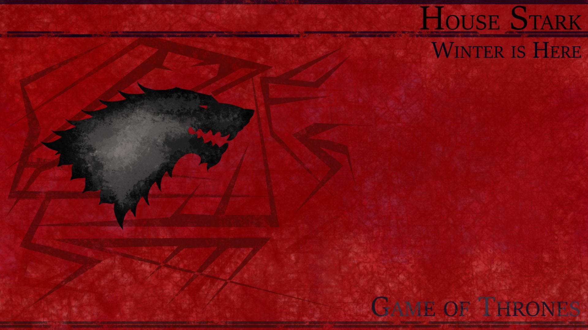 Red House Stark Wolf Wallpaper