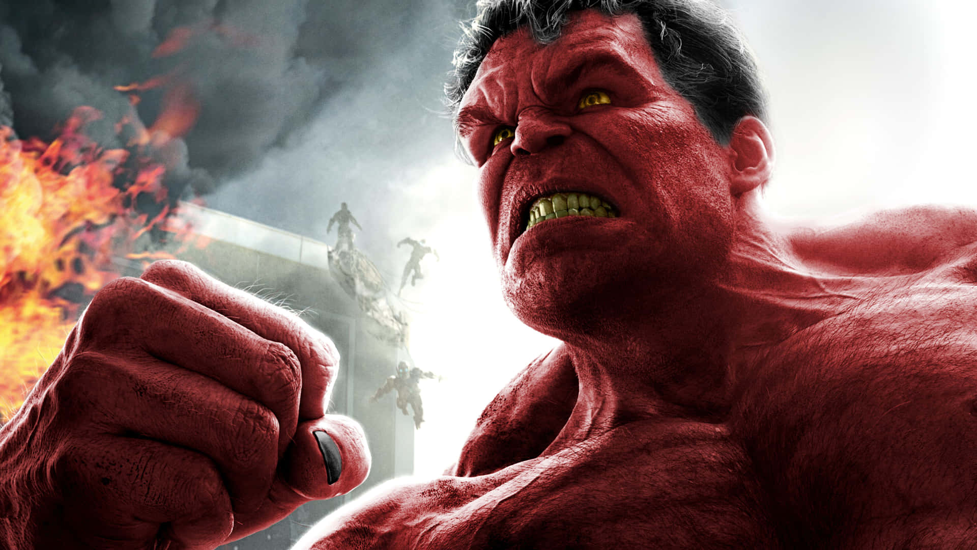 Red Hulk Rage Wallpaper