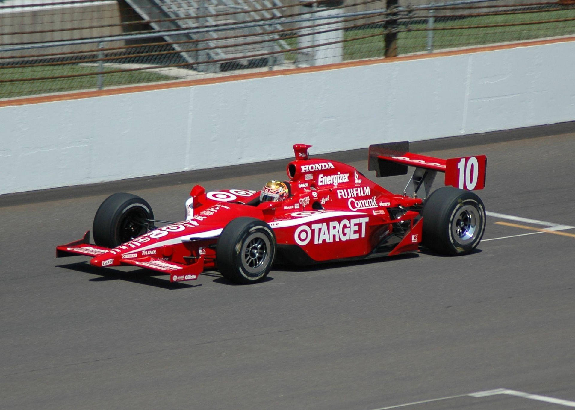 Red Indianapolis 500 Racing Car Wallpaper