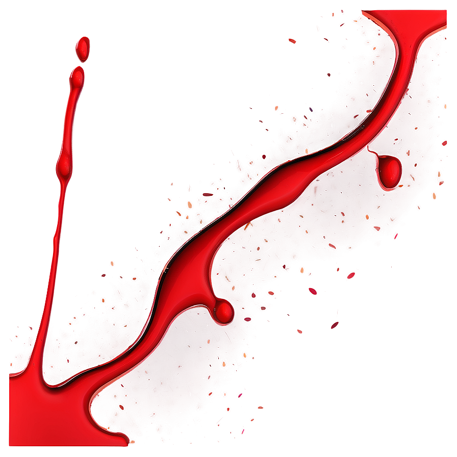 Red Ink Splatter Illustration Png Unb PNG