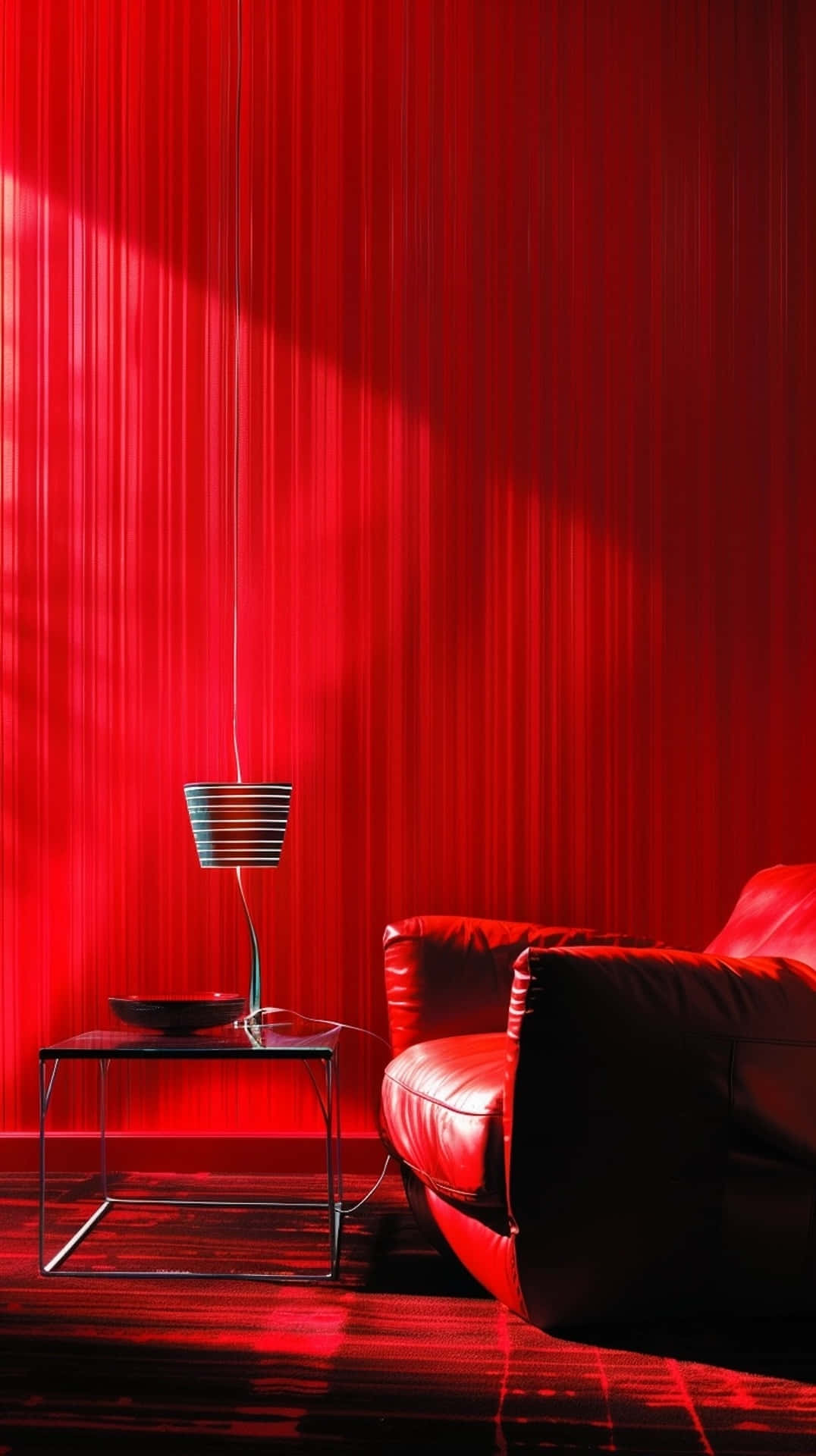 Red Interior Design Y2 K Aesthetic.jpg Wallpaper