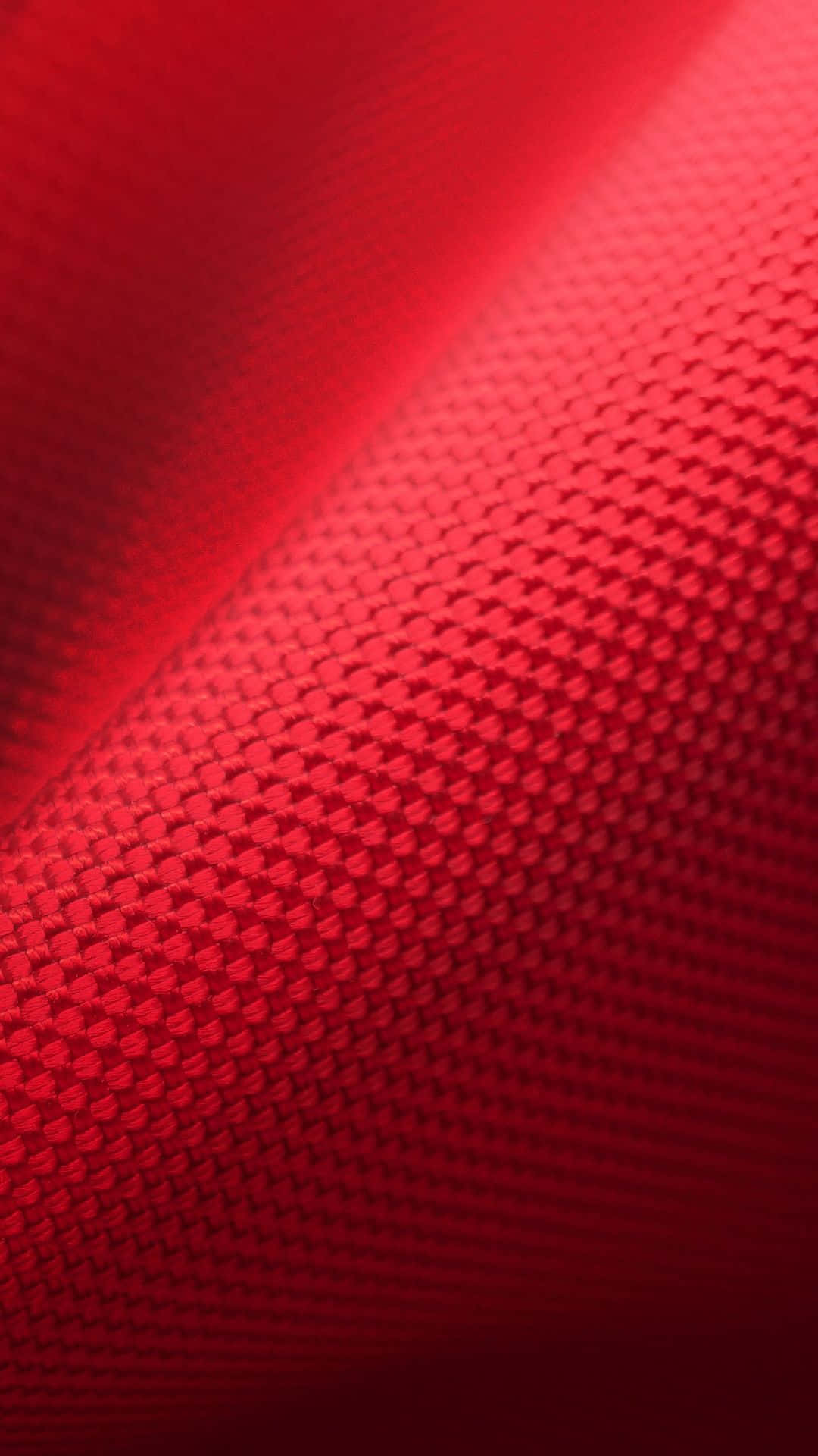 Texturade Tecido Vermelho - Close-up