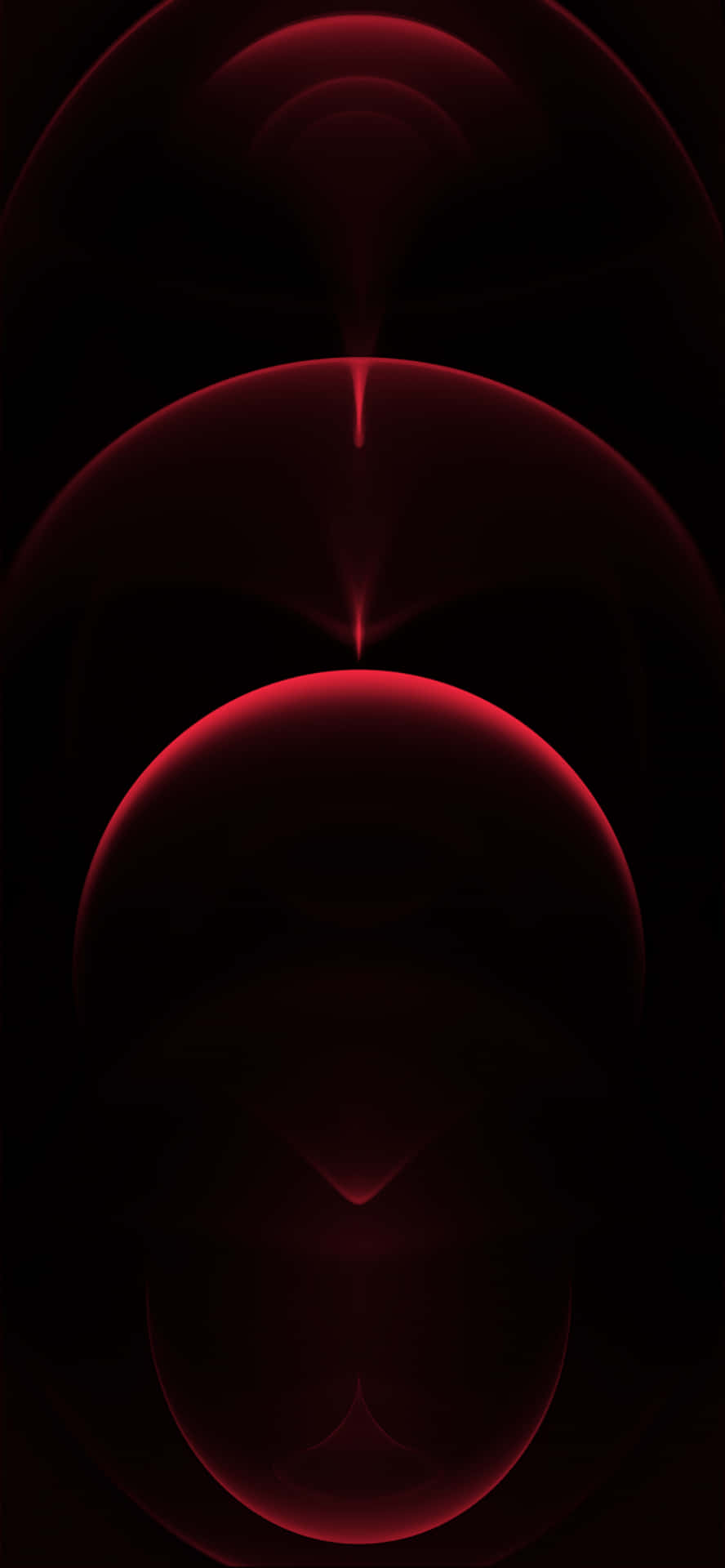 A fiery Red iPhone X full of creative potential Wallpaper