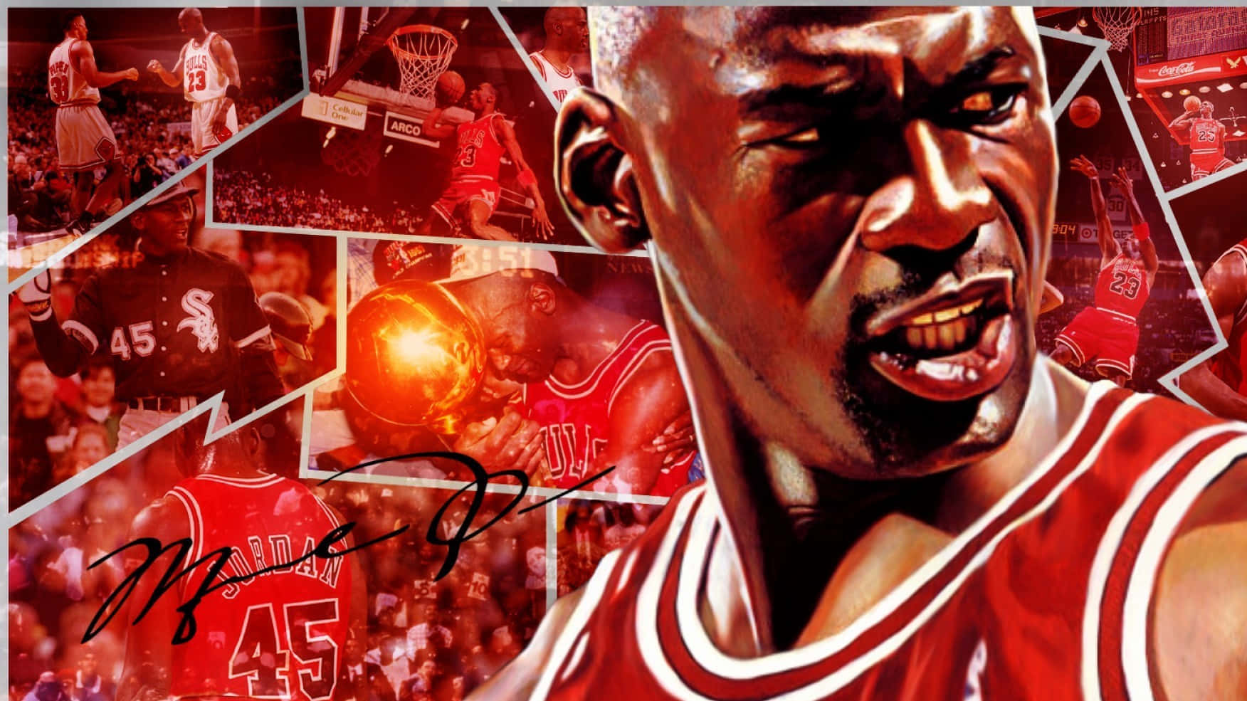 Move ahead with confidence in Red Jordan Wallpaper