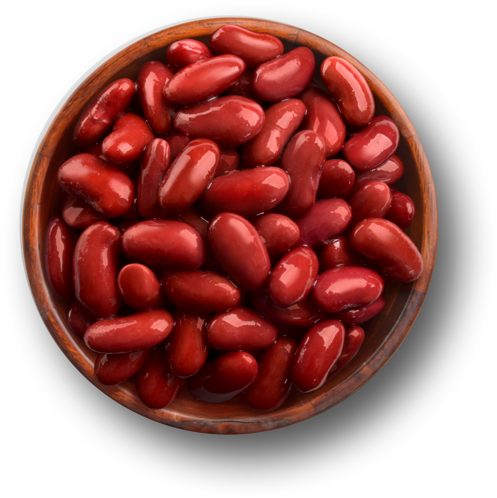 Red Kidney Beansin Bowl PNG