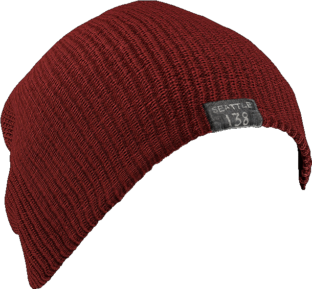 Red Knit Beanie Seattle38 PNG