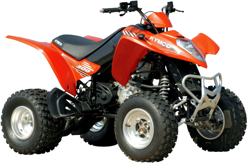 Red Kymco A T V300 PNG