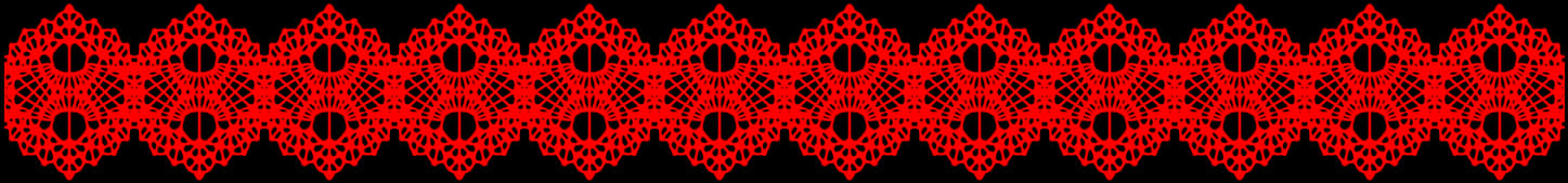 Download Red Lace Pattern Border | Wallpapers.com