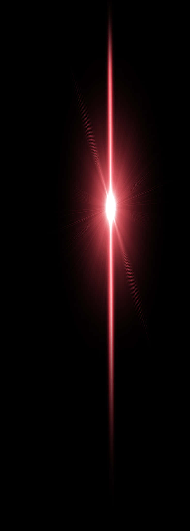 Red Laser Beam Light Effect PNG